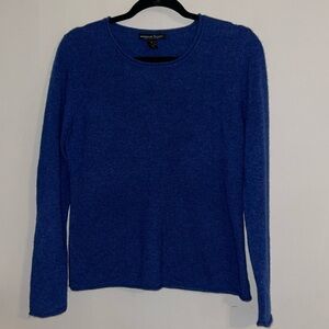 Marina Luna Crew Neck Sweater in Royal Blue